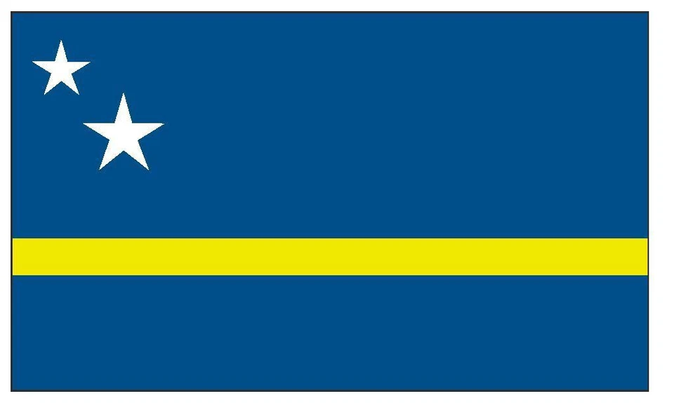 WINTER PARK PRODUCTS Curacao International Flag Sticker Decal F127
