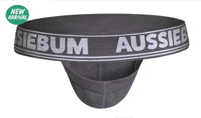 AussieBum Men GRAY Sport Cup. They've dropped the back straps, and you can too! - Image 1 of 4