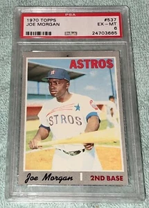 1970 Topps Joe Morgan #537 *** PSA-6 (EX-MT) *** "Great Card!” “Very Sharp!” *** - Picture 1 of 2