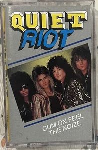 QUIET RIOT CUM ON FEEL THE NOIZE Cassette Tape 1989 Compilation Heavy Metal Rare - Picture 1 of 2