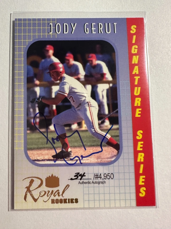 K113,324 - 2000 Royal Rookies Autographs #9 Jody Gerut #/4950 Auto - Image 1 of 1