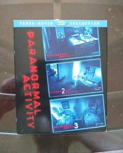 Paranormal Activity Three-Movie Collection (Blu-ray, 2012) NEW With Slip - 1/2/3 - Picture 1 of 6