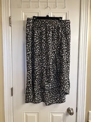 Daisy Women's Skirt Midi Sz XL Hi-Low Ruffle Daisy Floral Cottage No Boundaries - Image 1 of 4