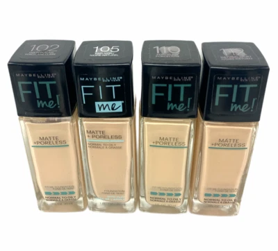 Maybelline Fit Me Foundation Matte + Poreless (1oz/30mL) YOU PICK! - Image 1 of 2