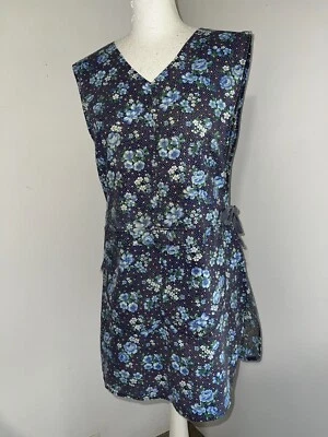 Beau tablier vintage en coton liberty - Photo 1/4