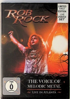 Rob Rock-The Voice Of Melodic Metal-Live In Atlanta CD & DVD NEW -Impellitteri  Foto 1 de 2