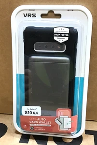 VRS Design Damda Glide Shield Galaxy S10 6.4 Plus Design Wallet Case Silber - Bild 1 von 6