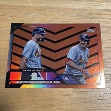 2023 Topps Update Paul Goldschmidt Nolan Arenado Orange and Black Foil Halloween