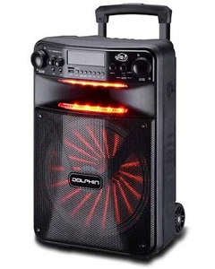 Wiederaufladbarer Bluetooth Party Lautsprecher, 12", LED, Radio, USB, AUX, tragbar - Bild 1 von 4