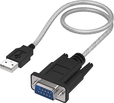 Sabrent USB Serial Cable to RS232 DB9 Converter Cable - Image 1 of 4