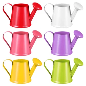  6 Pcs Mini Watering Cans for Crafts Bulk Pots Flower Kettle Toy Baby Child - Picture 1 of 12