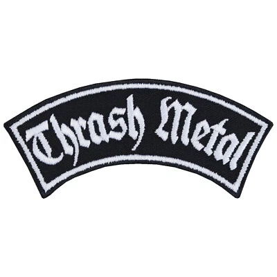 TRASH METAL Aufnäher Heavy Metal Aufbügler Biker Patch Kutten Applikation - Bild 1 von 4