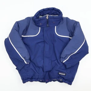 Vintage Patagonia Jacket Youth Size XXS 3-4 Kids Blue Zip Up Ski Winter Coat - Picture 1 of 14