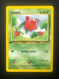 Pokemon 1st Edition Hoppip 55/75 Neo Discovery Common - Bild 1 von 2