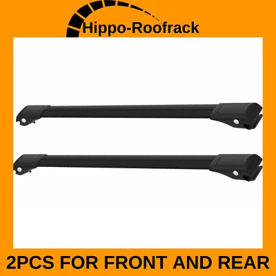 Roof Rack Cross Bars Black 2Pcs fit for Honda FR-V 2004-2009 - Image 1 of 4