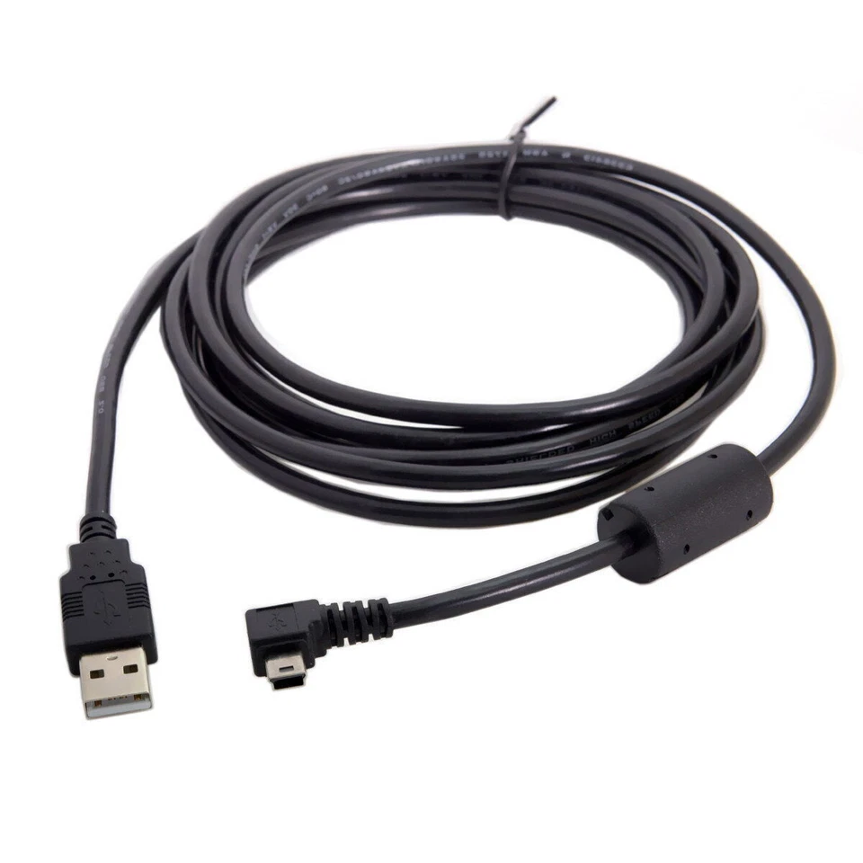 3M Left Angled 90D Mini USB B Type 5pin Male to USB 2.0 Male Data Cable - Image 1 of 4