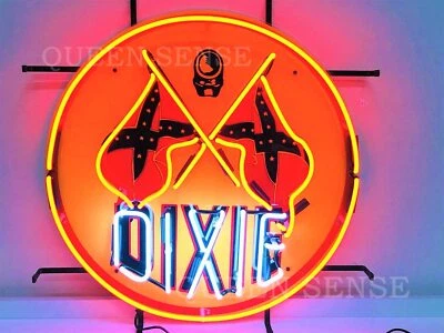 Dixie Gas Gasoline Motor Oil 24"x20" Neon Light Sign Lamp HD Vivid With Dimmer - Image 1 of 2
