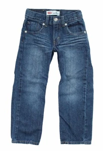 Levis Strauss & Co 514 Slim Straight Size 5R Boys 4-5 Years Dark Wash Jeans - Picture 1 of 8