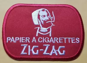 ZICK-ZACK Papier A Zigaretten Blättchen Marihuana 420 Patch ca. 2,5x3,5" - Bild 1 von 2