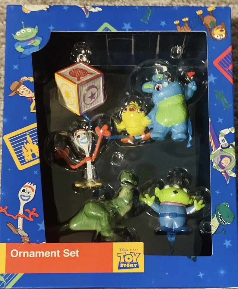 Disney Parks Pixar TOY Story Juego de Adornos de Navidad NUEVO en Caja Foto 1 de 1