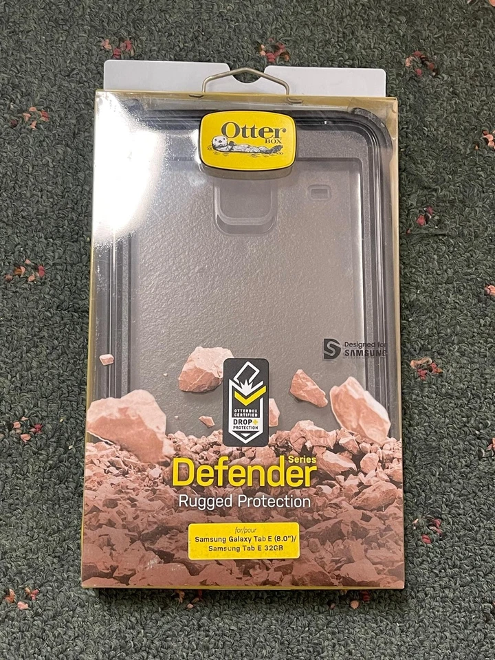 OtterBox DEFENDER SERIES Case for Samsung Galaxy TAB E (8.0) (BLACK) - Image 1 of 2