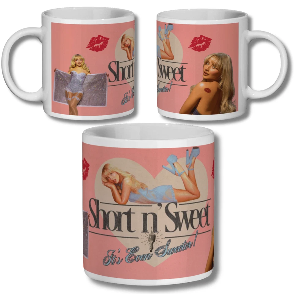 Sabrina Carpenter Fan Mug Short and Sweet Retro Style Mug 2025 Birthday Gift