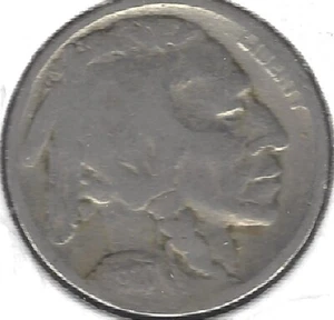 1920-P Buffalo or Indian Head Nickel, date restored (U.S. Coin, Money Collectib) - Picture 1 of 3