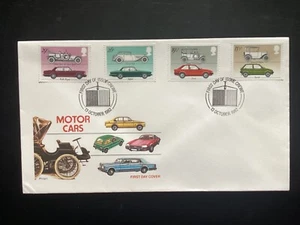 GB 1982 Cars FDC, Philart Brand, Rolls Royce,Crewe FDI pmk Unaddressed (GB2203) - Imagen 1 de 2