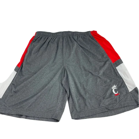 University Cincinnati Bearcats Mens Basketball Shorts Gray Logo School L 36 38 Cover