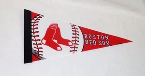 MLB Official Boston Red Sox Baseball Retro Fenway Park Mini Pennant 8x16 Size - Picture 1 of 1