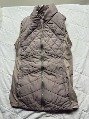 XS Maurices All Adventure Puffer Acolchado Chevron Chaleco Cremallera Completa Bolsillos Metálicos Foto 1 de 4