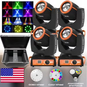 4X230W 7R Beam LED Moving Head Light Gobo Stage Lighting Strobe 16Prism DJ Disco - Picture 1 of 19