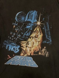 VTG 90s Star Wars A New Hope Men's Small Graphic Tee Shirt - Picture 1 of 6