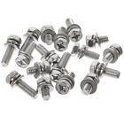 High-Quality Motorcycle Battery Bolts & Nuts - 18pc Stainless Steel Set