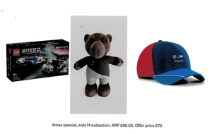 NEW BMW M MOTORSPORT KIDS COLLECTION XMAS LEGO BEAR BASEBALL HAT SPECIAL OFFER - Picture 1 of 6