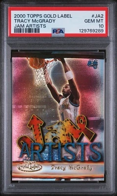 2000 TOPPS GOLD LABEL JAM ARTISTS - #JA2 TRACY MCGRADY PSA 10 🔥🔥🔥🔥🔥 - Image 1 of 2
