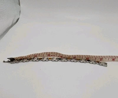 Pulsera ojo de tigre acero inoxidable 7 1/2" Foto 1 de 4