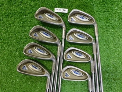 Ping G5 Irons 4-W & S CS-Lite Stiff Steel Midsize Grips Green Dot 2.25* Upright - Image 1 of 4