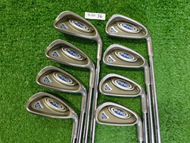Ping G5 Irons 4-W & S CS-Lite Stiff Steel Midsize Grips Green Dot 2.25* Upright - Image 1 of 4