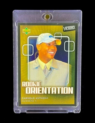CARMELO ANTHONY GOLD ROOKIE SP Foil Insert Rare Non Auto - Denver Nuggets - Image 1 of 4