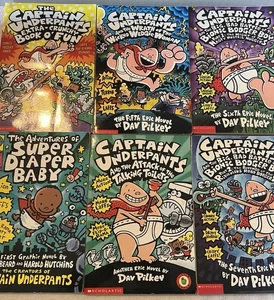 Captain Underpants Bundle Of Six Paperback - Bild 1 von 8