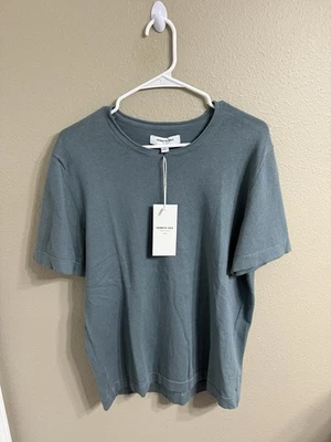 Camiseta tejida verde Kenneth Cole para hombre talla mediana nueva con etiquetas precio de venta sugerido por el fabricante 59 USD Foto 1 de 4