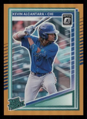 2025 Donruss Optic Orange #122 Kevin Alcantara /199 - Image 1 of 2