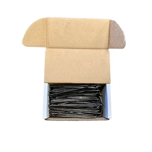 100 6-Inch Landscape Staples for Ground Cover Weed Barrier Irrigation Tubing - Picture 1 of 7