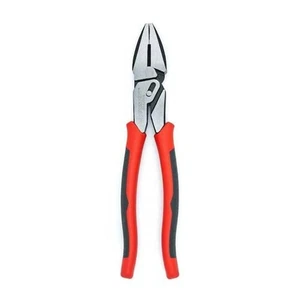 9 in. Pivot Action Dual Material Grip Lineman's Compound Action Pliers - Picture 1 of 6