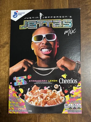 Justin Jefferson-Minnesota - Edición Limitada Jettas Mezcla Cereal-NUEVO/Sellado de Fábrica Foto 1 de 3