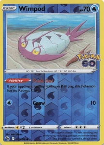 Wimpod Common Pokemon GO 025/078 NM Reverse Holo - Picture 1 of 2