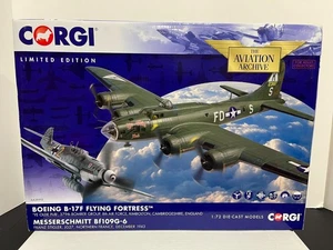 Corgi 1:72 B-17 Flying Fortress "Ye Olde Pub" & BF109G-6 Franz Stigler AA39915 - Picture 1 of 20