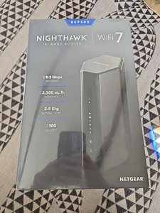 NETGEAR Nighthawk WiFi 7 Router (BE9300) New Sealed - Picture 1 of 7