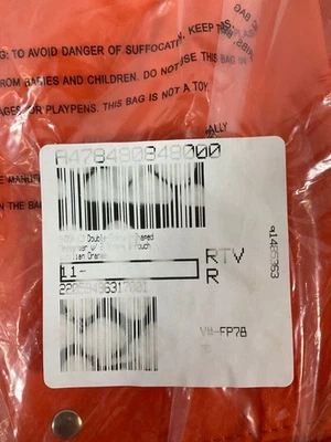 Bolso Mensajero Ahdorned en Forma de U, Doble Entrada, Doble Correas y Bolsa, Ora Siciliana Foto 1 de 4